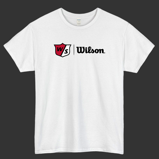 Wilson Logo Mens Unisex Short Sleeve T-Shirt Size S-3XL - P
