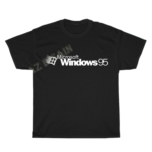 Windows 95 Logo Men's Unisex T Shirt Size S to 3XL