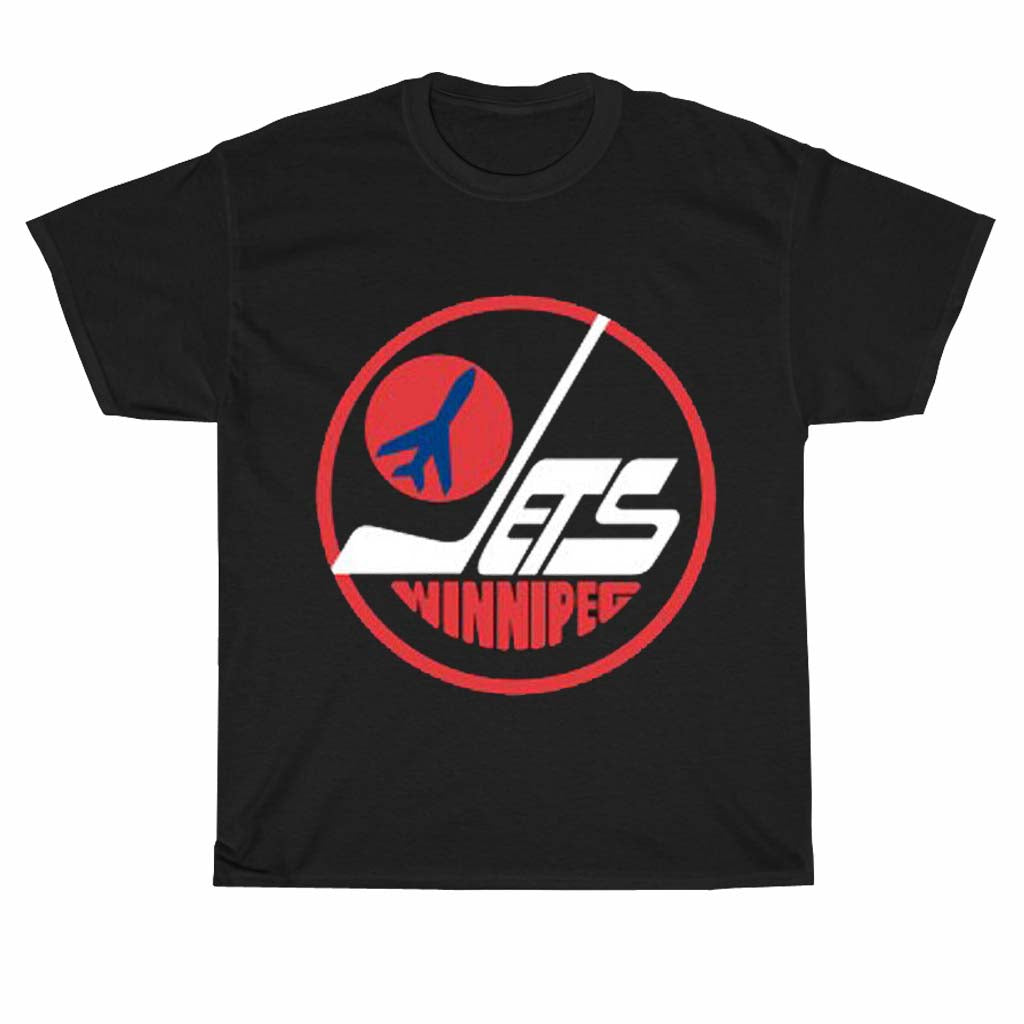 Winnipeg Jets 80's NHL Logo Men's Unisex T Shirt Size S to 3XL