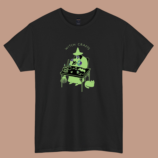 Witch Crafts logo short sleeve t shirt S-5XL - P