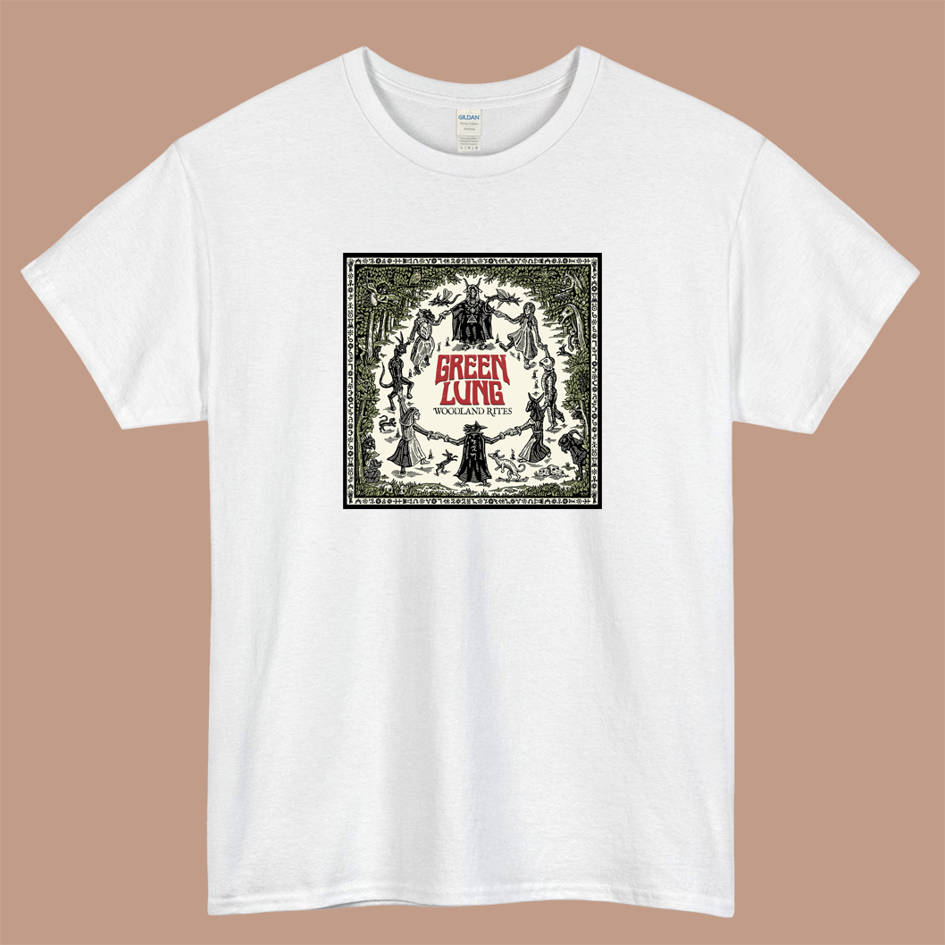 Woodland Rites GREEN LUNG Logo Mens Unisex Short Sleeve T-Shirt Size S-3XL - P