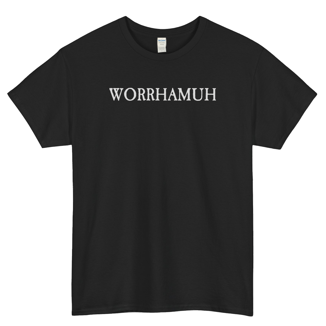 Worrhamuh Logo Mens Unisex Short Sleeve T-Shirt Size S-3XL - P