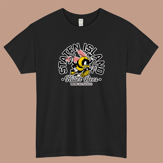 Wu Tang Staten Island Killer Bees Logo Mens Unisex Short Sleeve T-Shirt Size S-3XL - P
