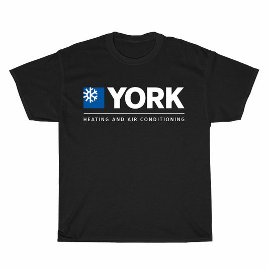 YORK Heating & Air Conditioning Logo Men's Unisex T Shirt Size S to 3XL