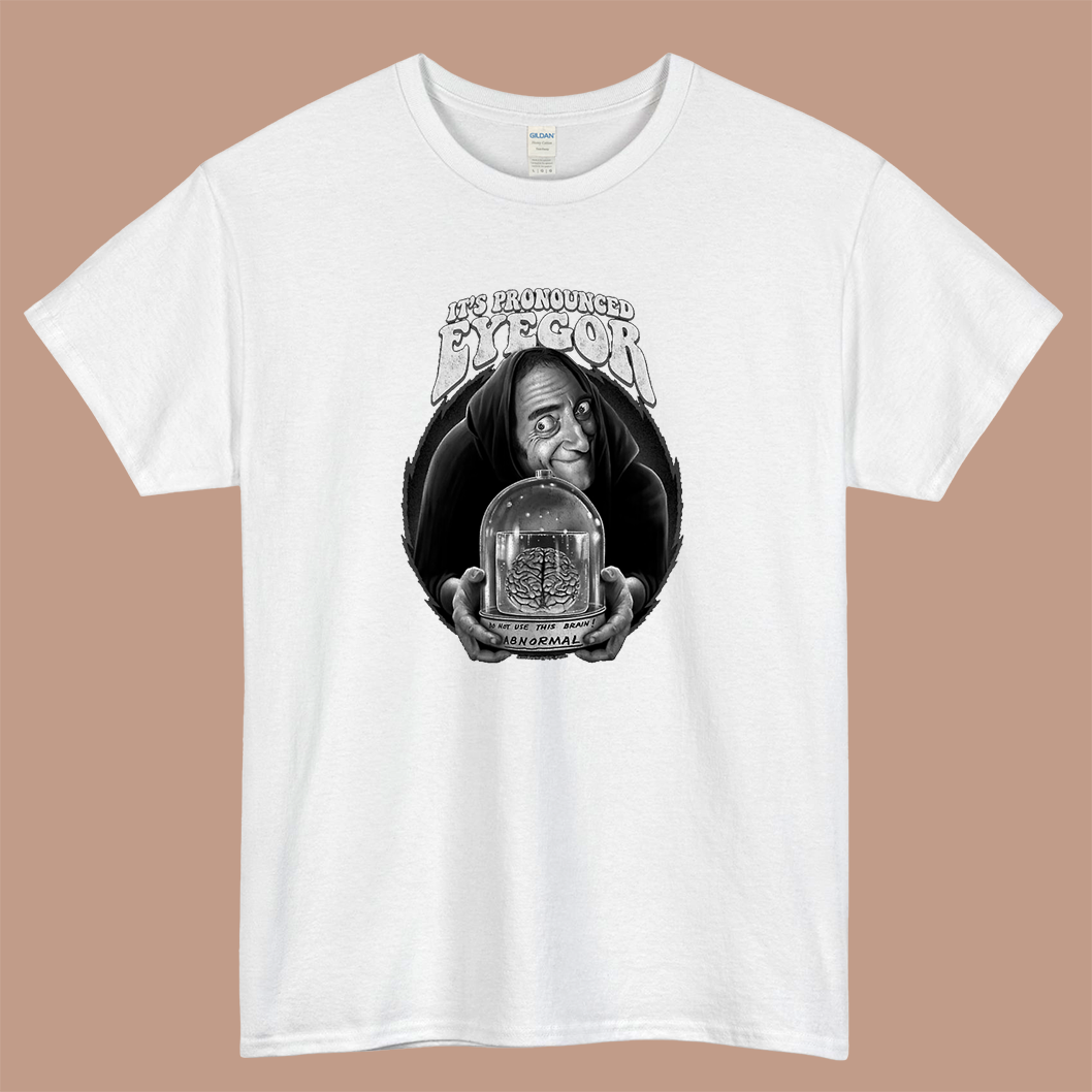 Young Frankenstein Its Pronounced Eyegor Logo Mens Unisex Short Sleeve T-Shirt Size S-3XL - P