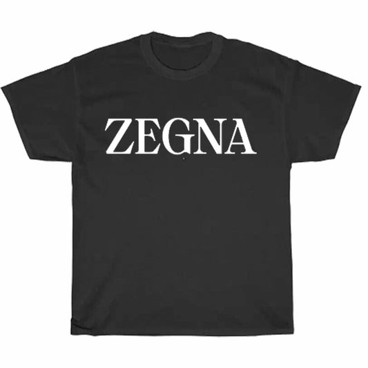 Zegna Logo Men's Unisex T Shirt Size S to 3XL