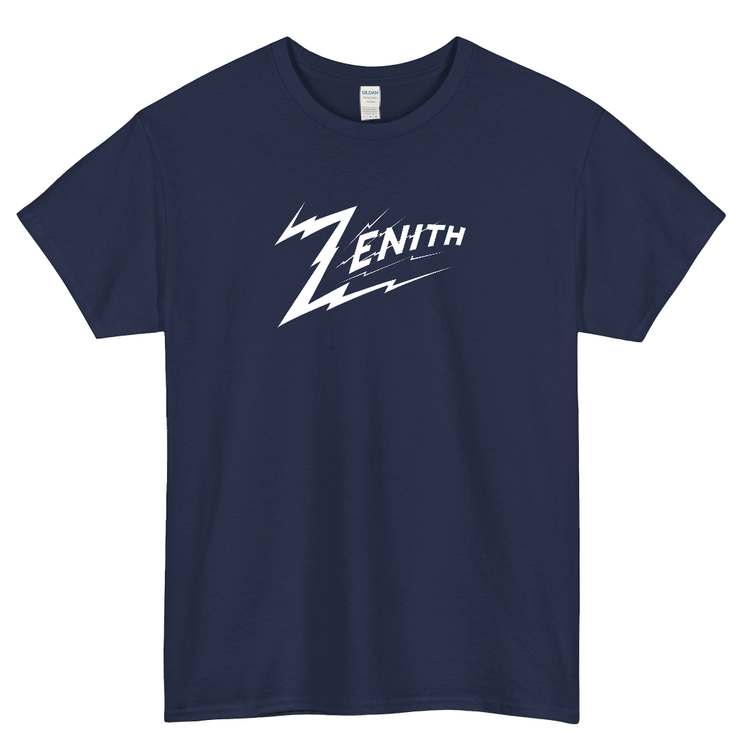 Zenith Old Radio logo short SLEEVE T SHIRT -P