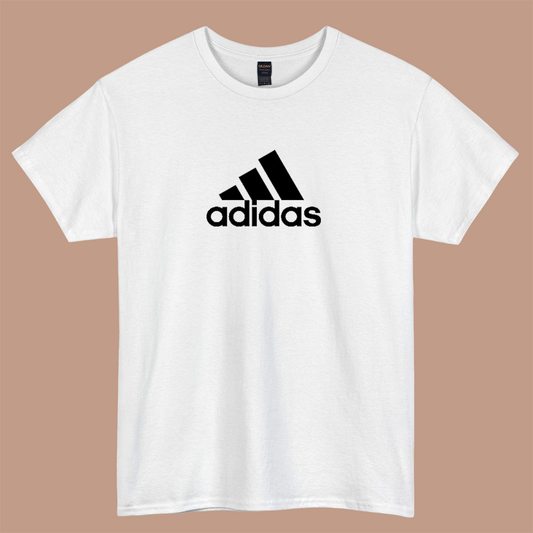 adidas logo short sleeve t shirt size S-3XL -P