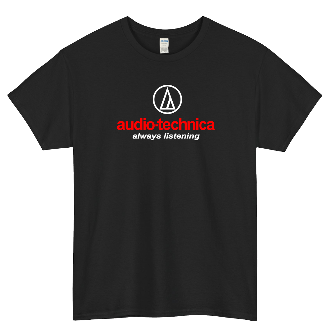 Audio Tech Logo Mens Unisex Short Sleeve T-Shirt Size S-3XL - P