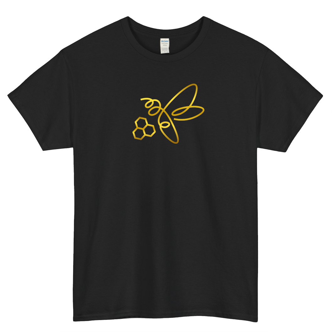 bee gold logo short SLEEVE T SHIRT -P