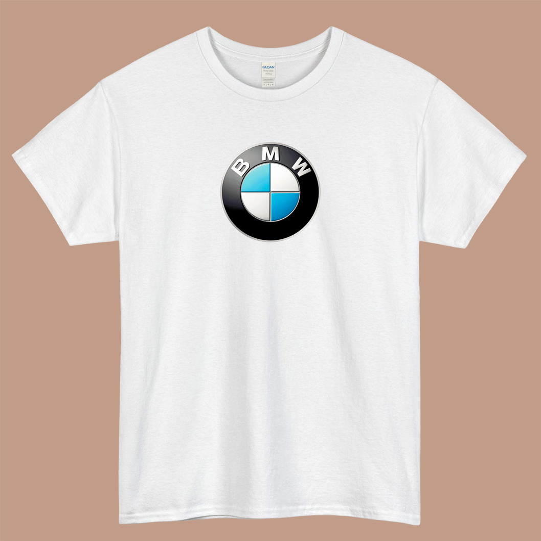 bmw logo short sleeve men's t shirt size S-3XL