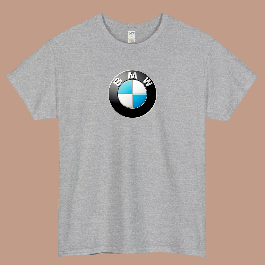 bmw logo short sleeve men's t shirt size S-3XL