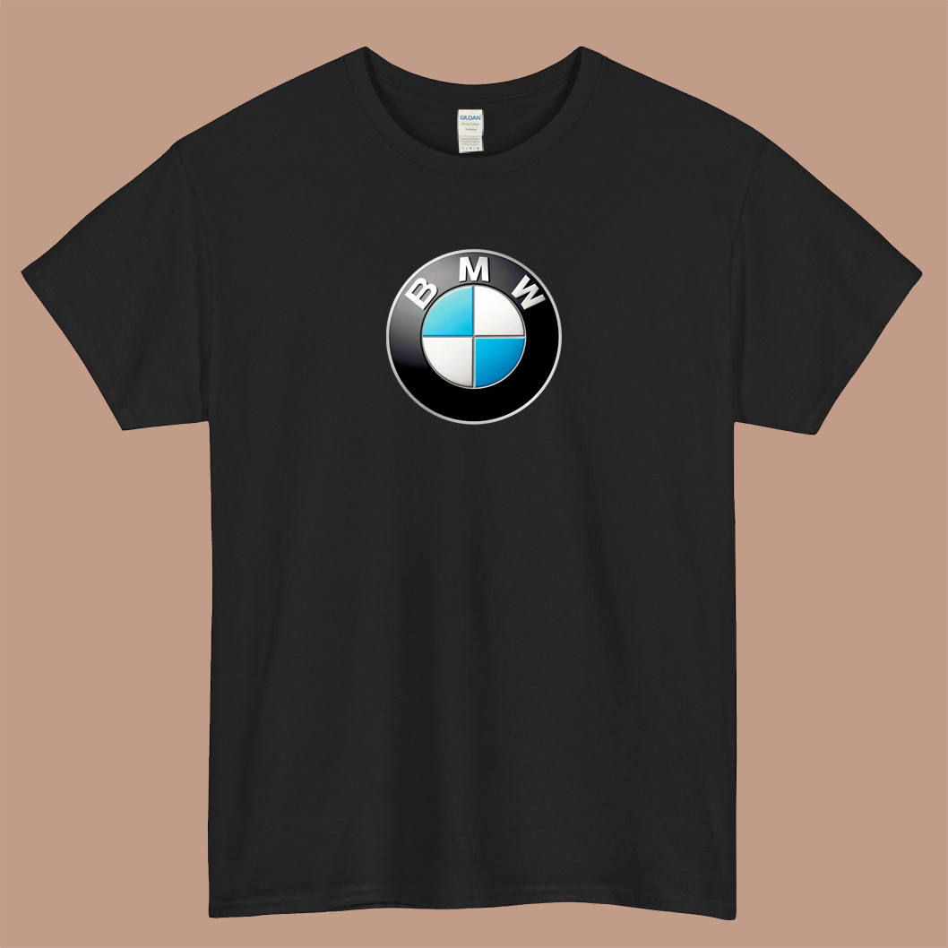 bmw logo short sleeve men's t shirt size S-3XL