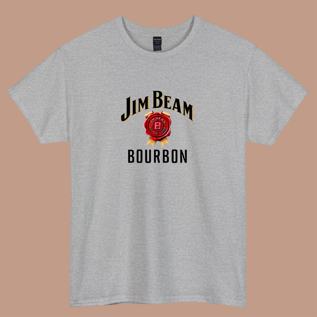 bourbon whiskey 2 Logo short sleeve t shirt S-3XL- P