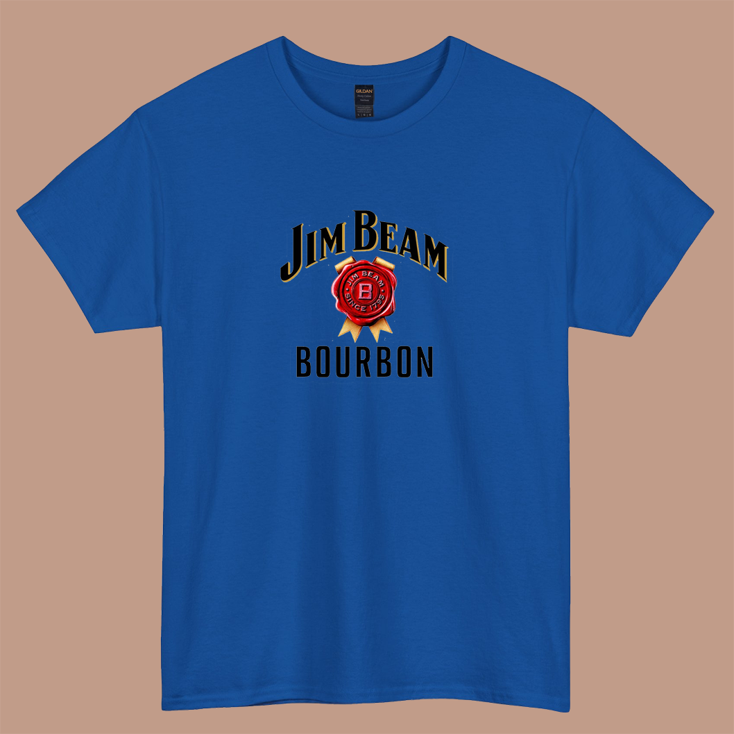 bourbon whiskey 2 Logo short sleeve t shirt S-3XL- P