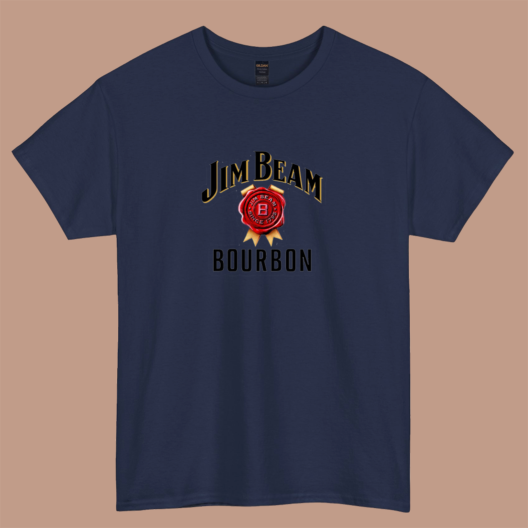 bourbon whiskey 2 Logo short sleeve t shirt S-3XL- P