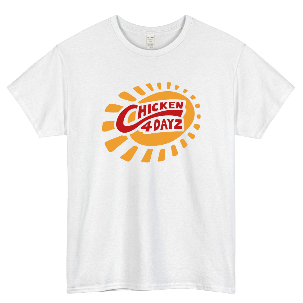 chicken 4 dayz Logo Mens Unisex Short Sleeve T-Shirt Size S-3XL - P