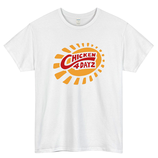 chicken 4 dayz Logo Mens Unisex Short Sleeve T-Shirt Size S-3XL - P