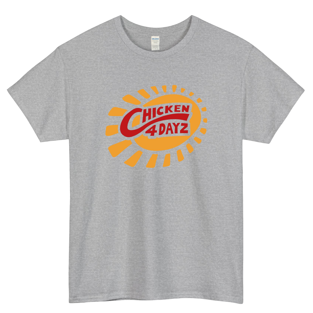 chicken 4 dayz Logo Mens Unisex Short Sleeve T-Shirt Size S-3XL - P