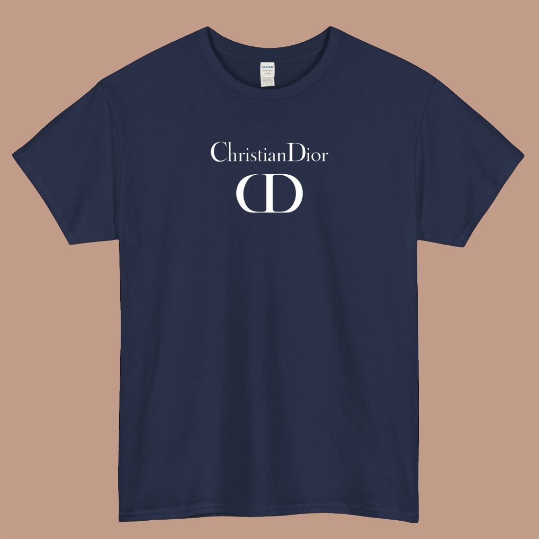 christian dior short sleeve logo mens t shirt s-3xl