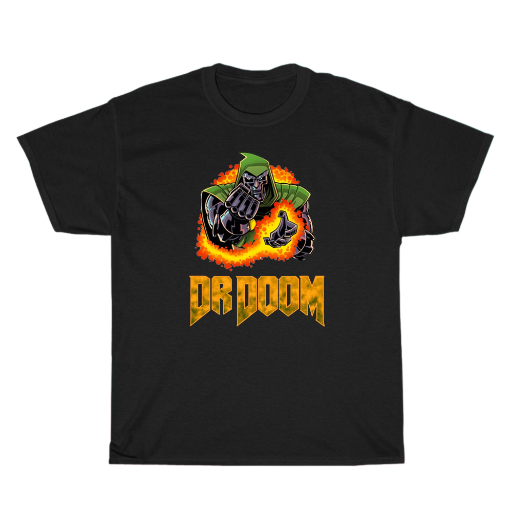 dr doom logo Men's Unisex T Shirt Size S to 3XL