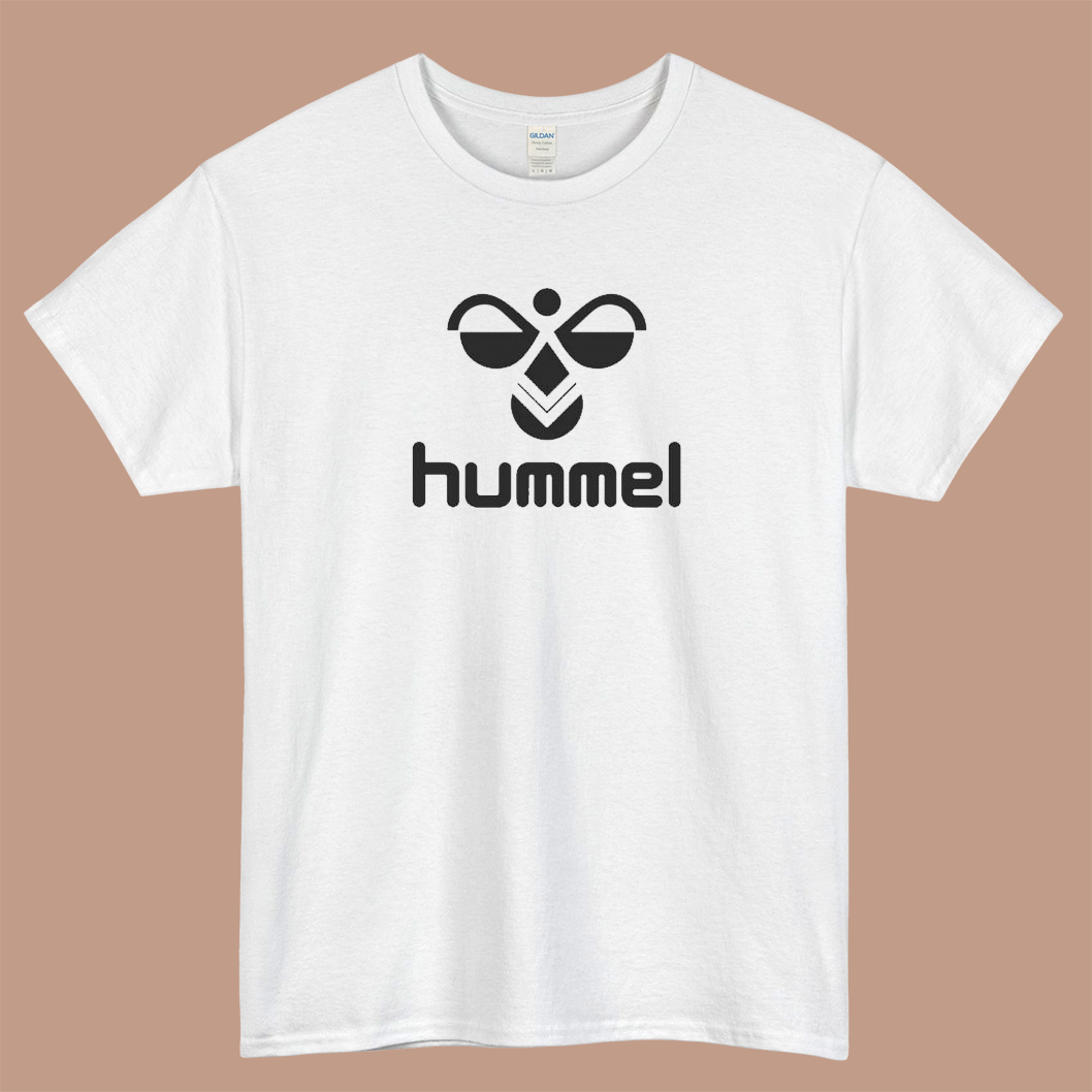 hummel logo short sleeve mens t shirt S-3XL
