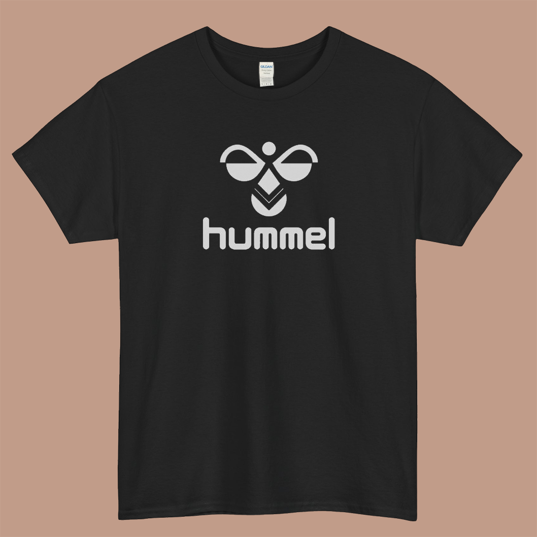 hummel logo short sleeve mens t shirt S-3XL