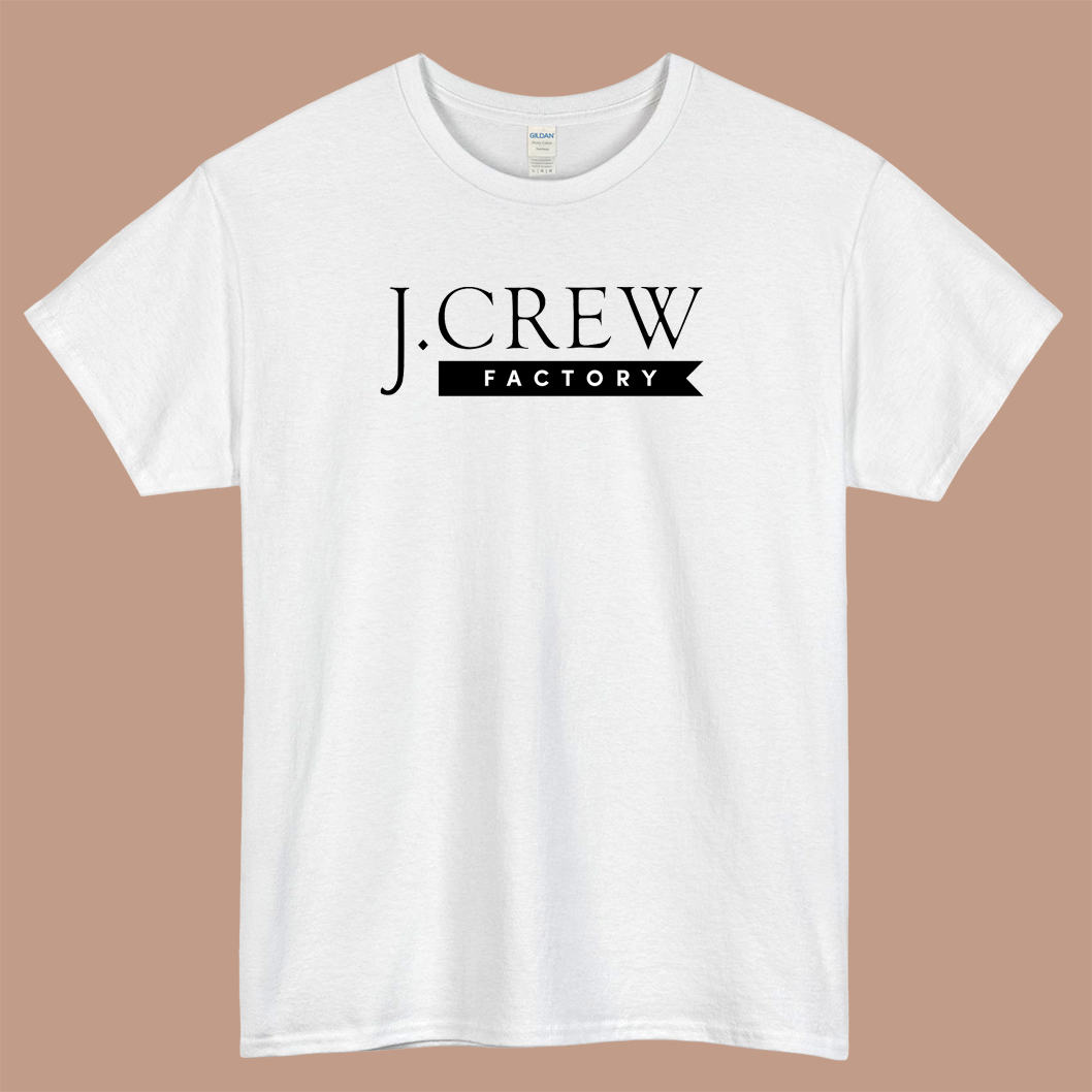 j crew factory Logo Mens Unisex Short Sleeve T-Shirt Size S-3XL