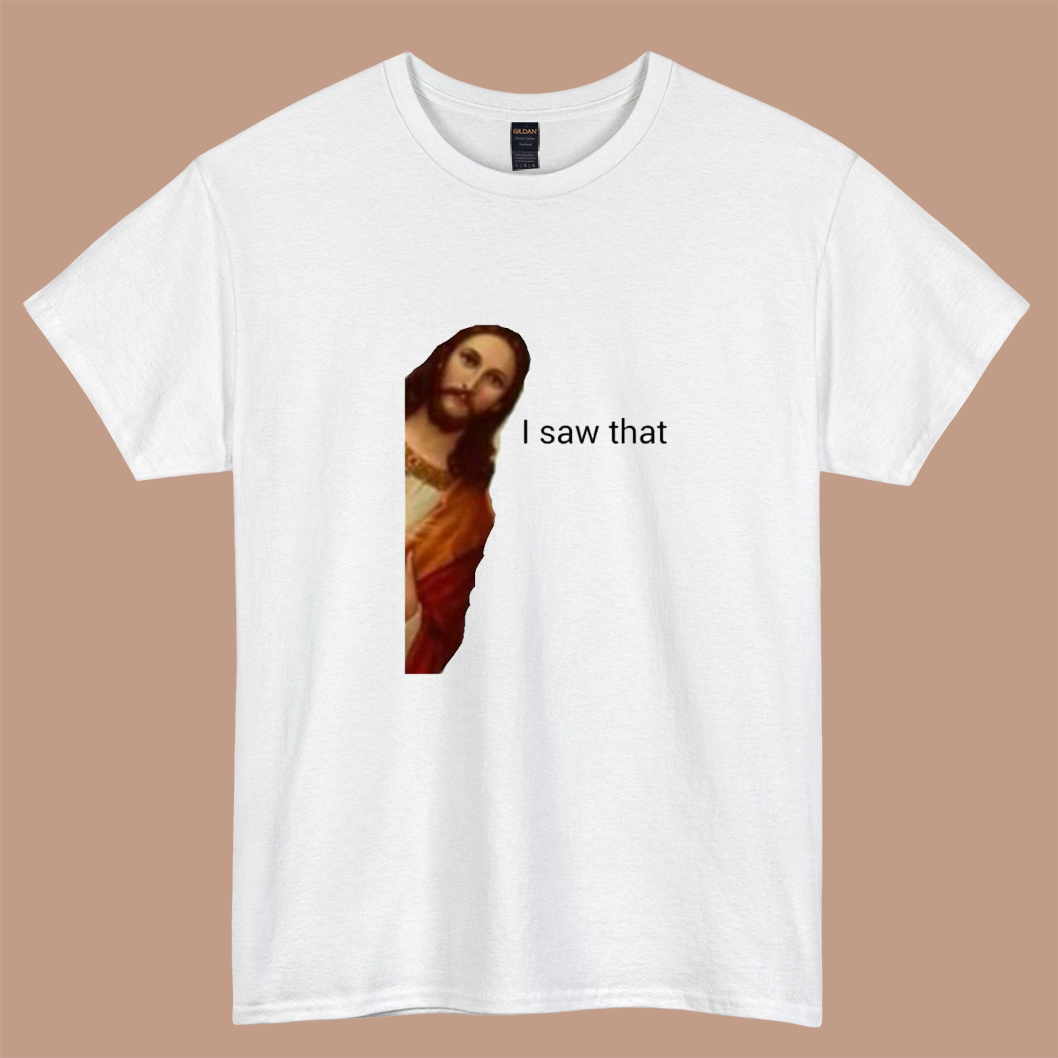 jesus i saw that LOGO short sleeve S-3XL -P