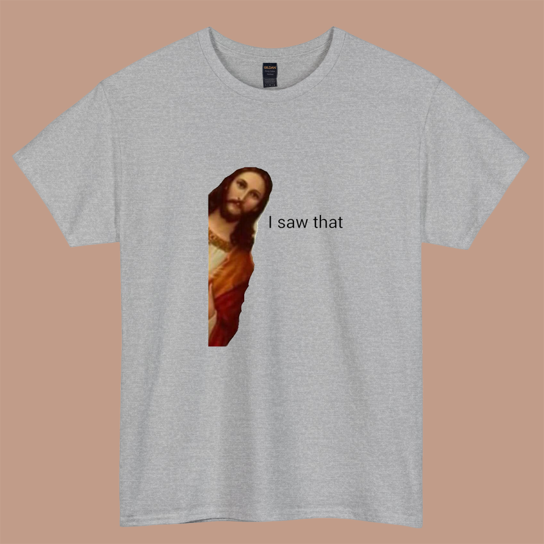 jesus i saw that LOGO short sleeve S-3XL -P