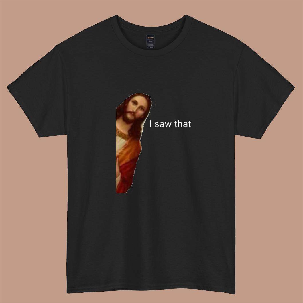jesus i saw that LOGO short sleeve S-3XL -P