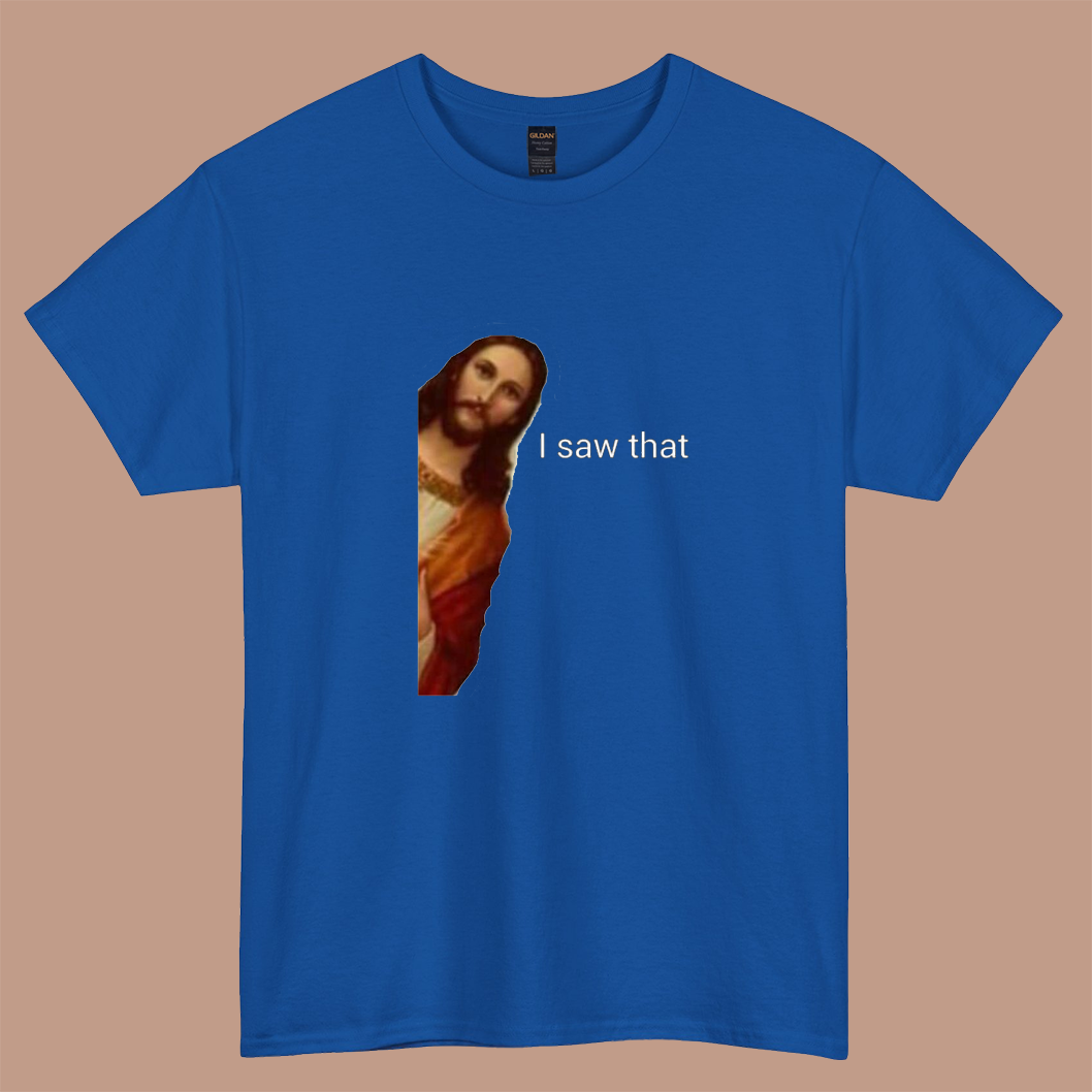 jesus i saw that LOGO short sleeve S-3XL -P