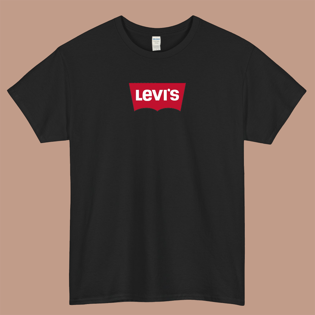 levis logo short sleeve men's t shirt S-3XL