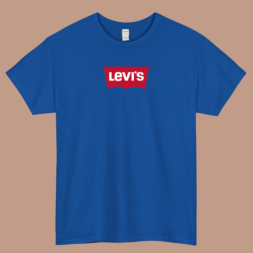 levis logo short sleeve men's t shirt S-3XL
