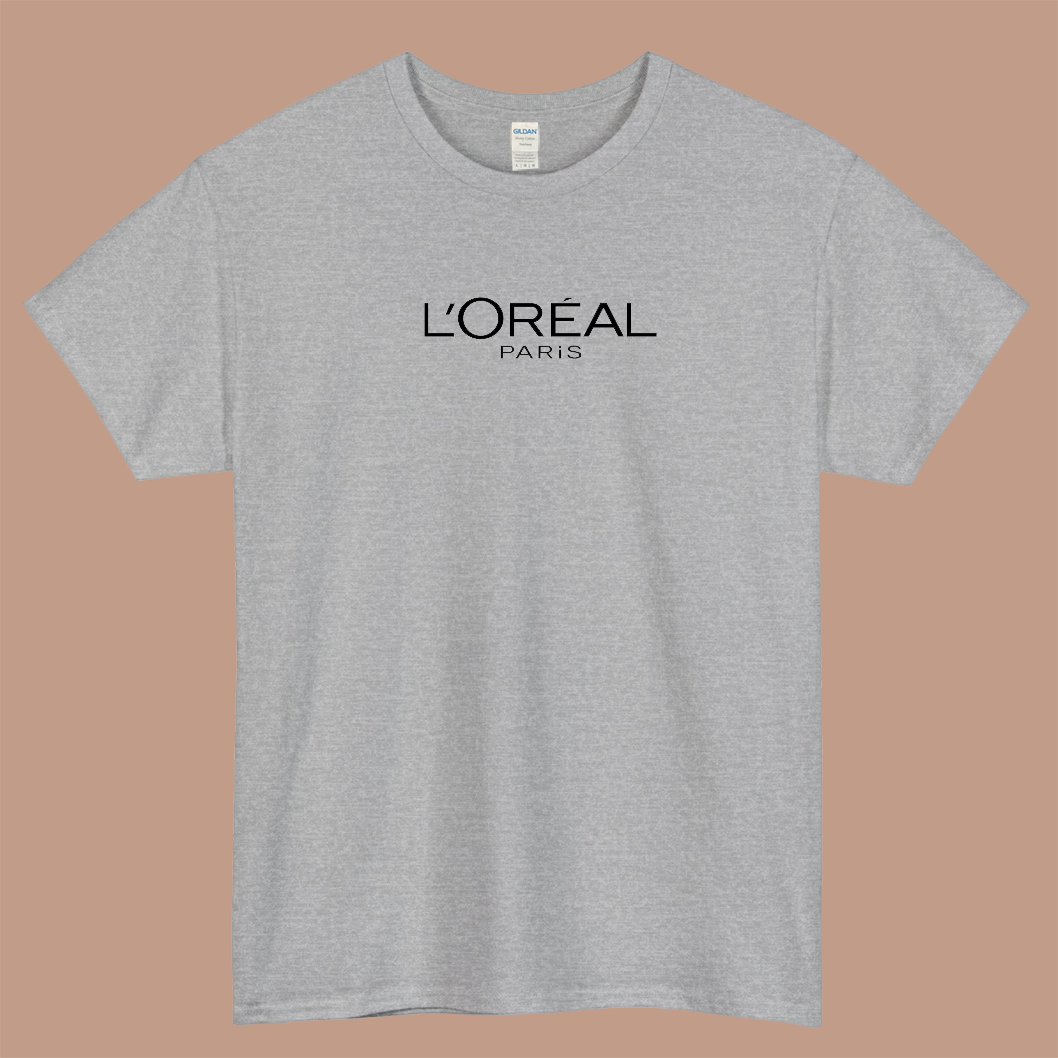 loreal LOGO short sleeve mens t shirt S-3XL