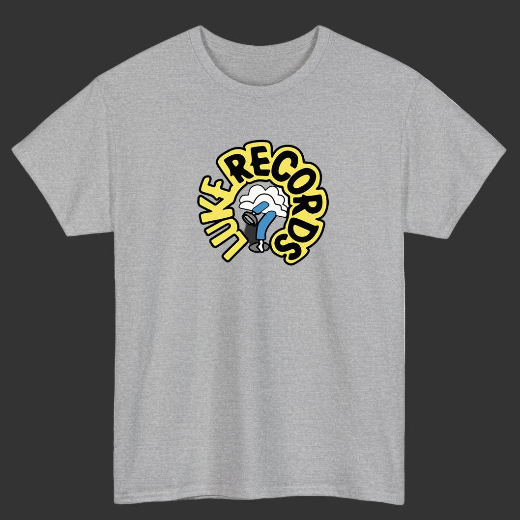 luke records logo short sleeve t shirt size S-3XL - P