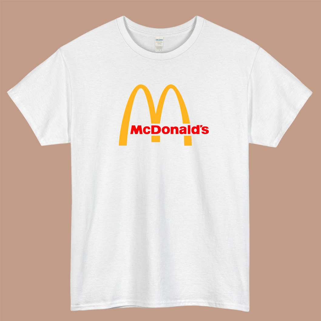 mcdonald's 5 logo short sleeve men's t shirt S-3XL