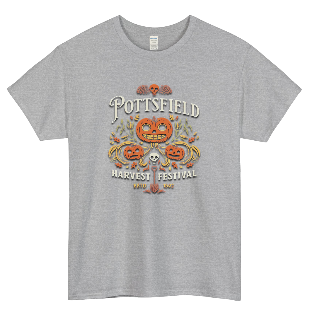 Pottsfield Harvest Festival Logo Mens Unisex Short Sleeve T-Shirt Size S-3XL - P