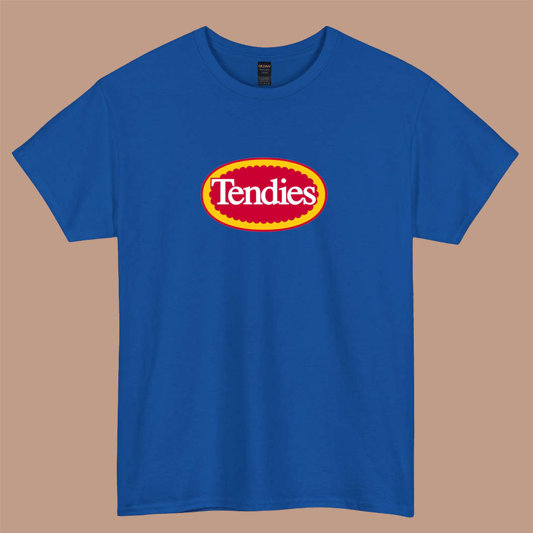 tendies logo SHORT SLEEVE T SHIRT S-3XL- P