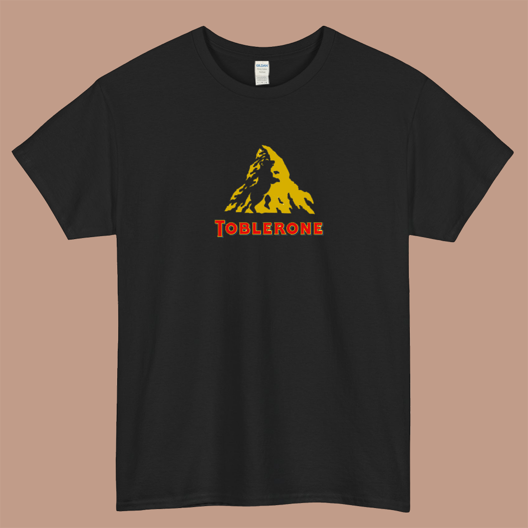 toblerone Logo Mens Short Sleeve T-Shirt Size S-3XL