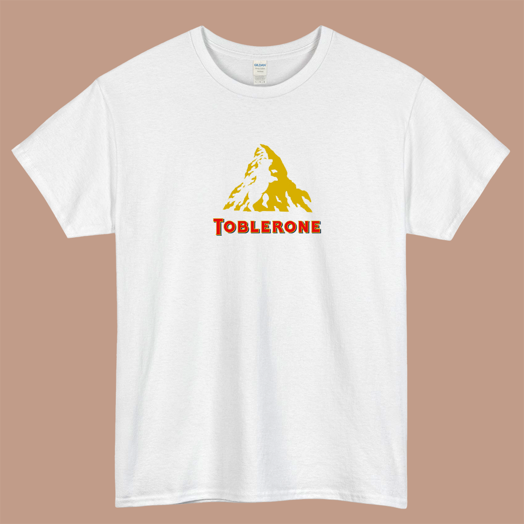 toblerone Logo Mens Short Sleeve T-Shirt Size S-3XL