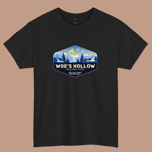 woes hollow 1 logo short sleeve t shirt S-5XL - P