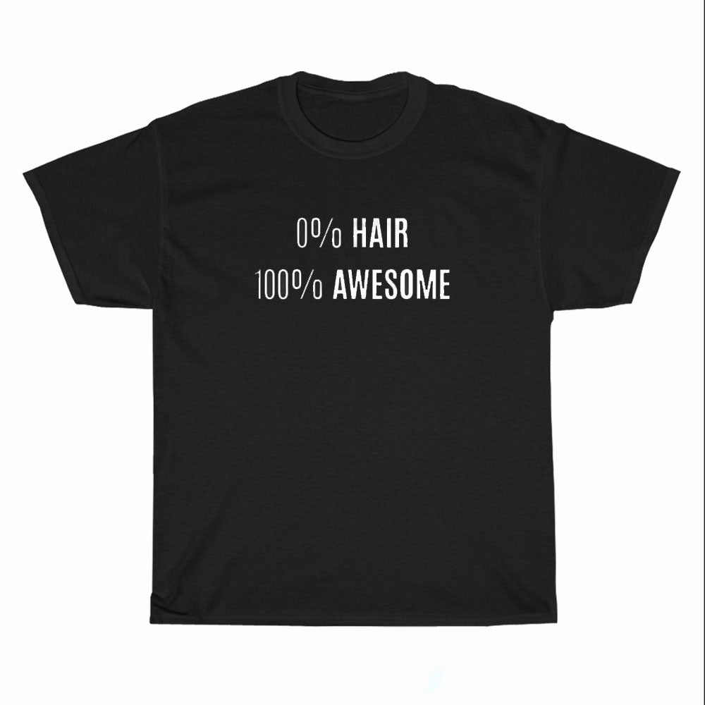 Hair 100 Awesome Alopecia Logo Unisex Men's T Shirt Size S to 3XL