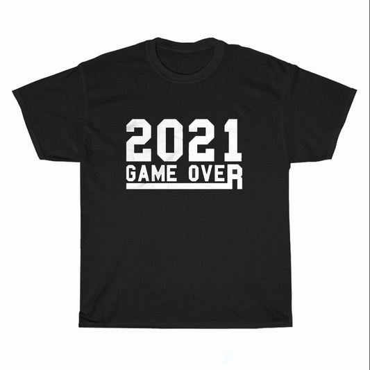 Game Over Amazing For Game Lover Logo Unisex Men's T Shirt Size S to 3XL