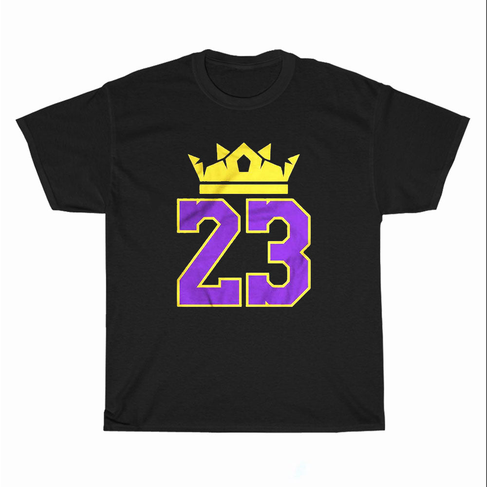 King Los Angeles Lakers Logo Unisex Men's T Shirt Size S to 3XL