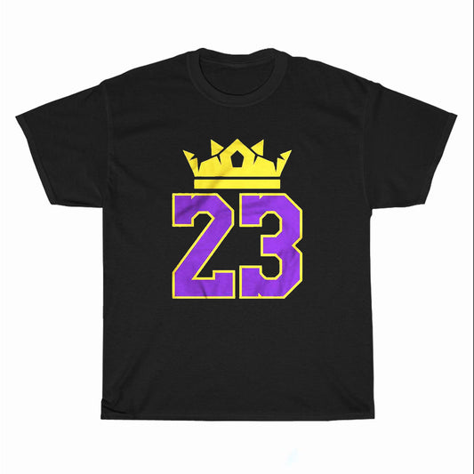 King Los Angeles Lakers Logo Unisex Men's T Shirt Size S to 3XL