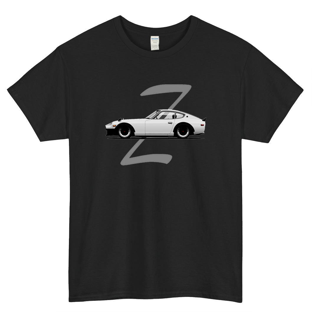 280Z white Essential Logo Mens Unisex Short Sleeve T-Shirt Size S-3XL - P