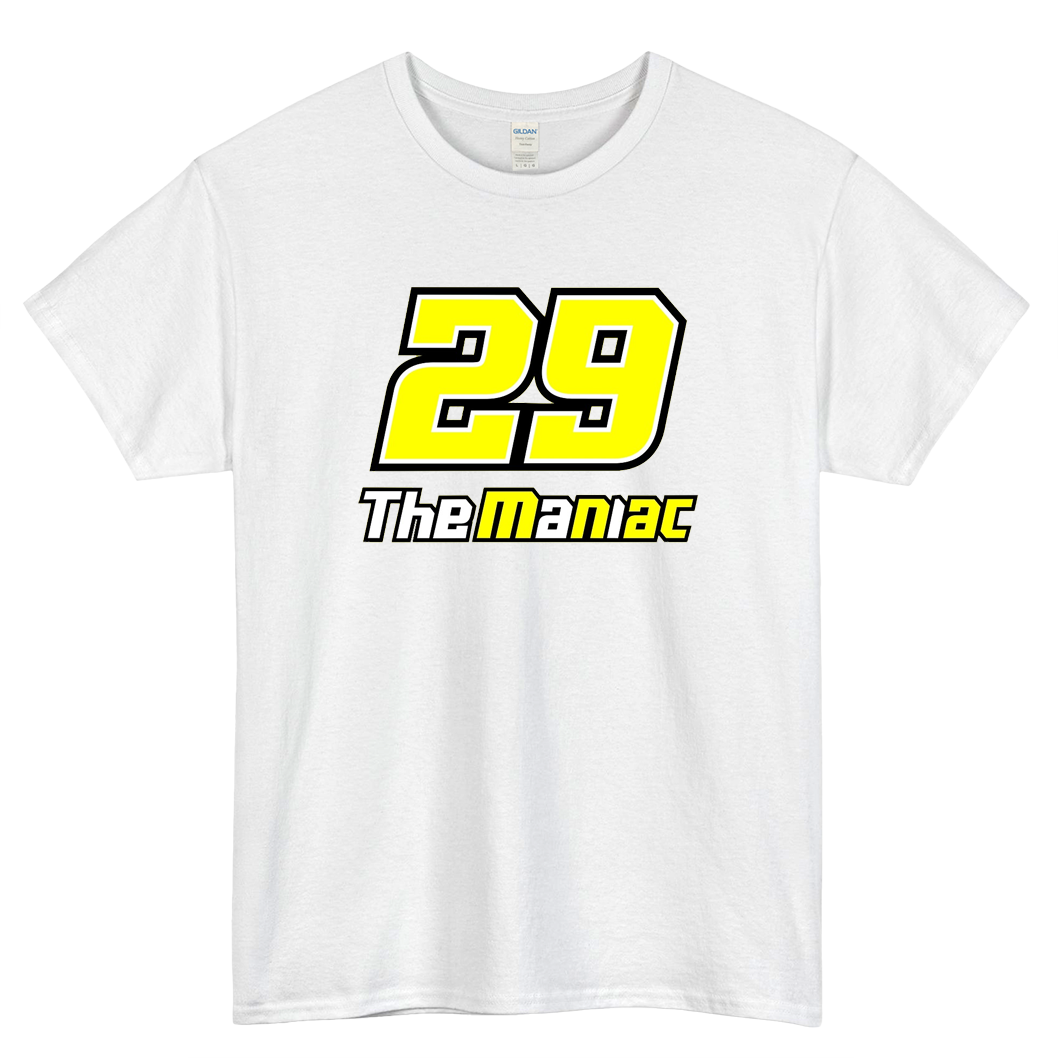 29 The Maniac Logo Mens Unisex Short Sleeve T-Shirt Size S-3XL - P