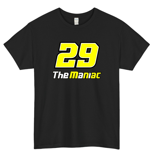 29 The Maniac Logo Mens Unisex Short Sleeve T-Shirt Size S-3XL - P
