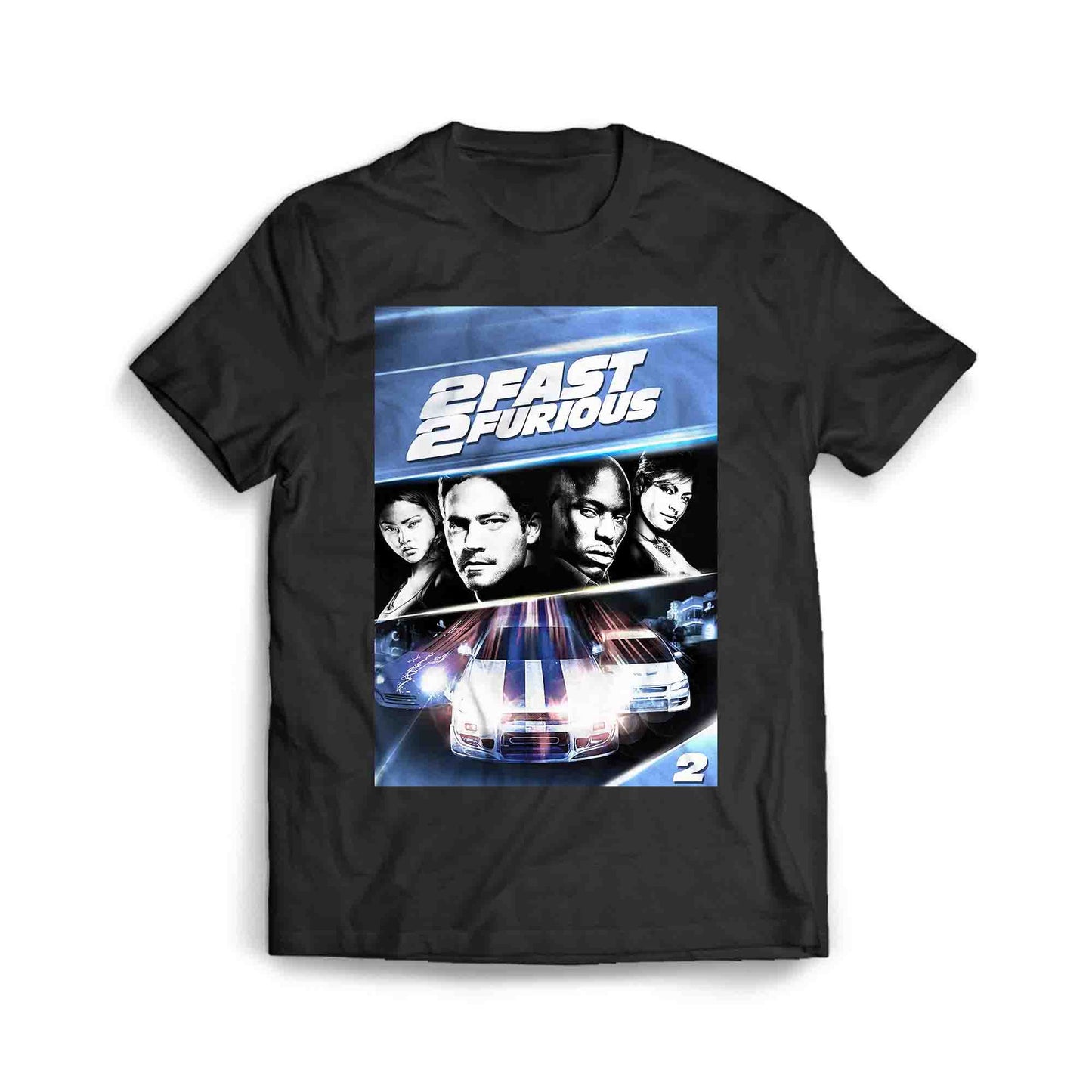 Fast 2 Furious Logo Men's Unisex T Shirt Size S to 3XL